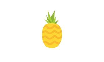 Ananas-Logo. Illustration von Ananasfrüchten, Sommerfrüchten, für ein gesundes und natürliches Leben. vektor