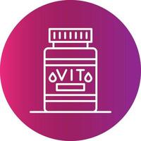 Vitamin kreatives Icon-Design vektor