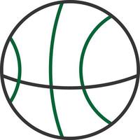 Basketball kreatives Icon-Design vektor