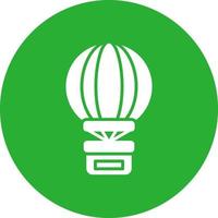 Heißluftballon kreatives Icon-Design vektor