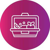 Lunchbox kreatives Icon-Design vektor