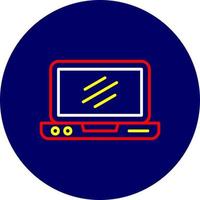 Laptop kreatives Icon-Design vektor