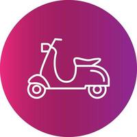 Scooter kreatives Icon-Design vektor