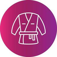 Kimono kreatives Icon-Design vektor