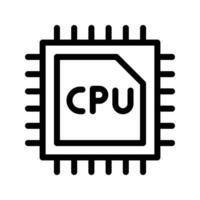 cpu chip vektor illustration på en bakgrund.premium kvalitet symbols.vector ikoner för begrepp och grafisk design.