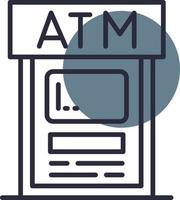 atm kreatives Icon-Design vektor