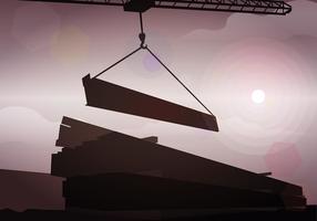 Girder SIlhouette Gratis Vector