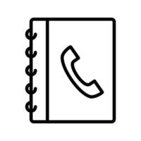 telefonbuch-vektorillustration auf einem hintergrund. hochwertige symbole. vektorikonen für konzept und grafikdesign. vektor