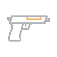 pistol vektor illustration på en bakgrund. premium kvalitet symbols.vector ikoner för koncept och grafisk design.