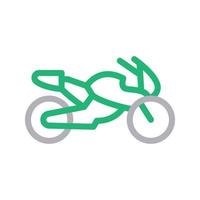Heavy-Bike-Vektorillustration auf einem Hintergrund. Premium-Qualitätssymbole. Vektorsymbole für Konzept und Grafikdesign. vektor