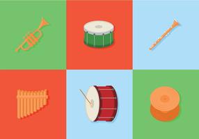 Band Utrustning Gratis Vector