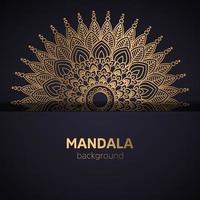 Mandala-Design kann für Meditation und Gebet sowie zur Dekoration verwendet werden. vektor