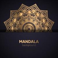 Mandala-Design kann für Meditation und Gebet sowie zur Dekoration verwendet werden. vektor