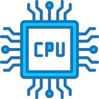 cpu vektor ikon