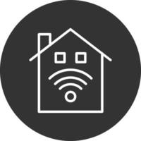 Smart-Home-Vektorsymbol vektor