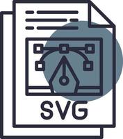 kreatives Icon-Design der SVG-Datei vektor