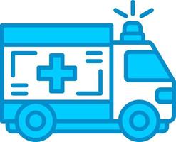 Krankenwagen kreatives Icon-Design vektor