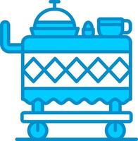 Food Cart kreatives Icon-Design vektor