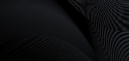 abstrakt bakgrund horisontell Vinka rader design och mönster på svart bakgrund och textur. vektor