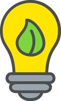 grüne Energie-Vektor-Icon-Design vektor