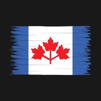 Kanada Flagge Pinsel vektor