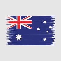 Australien Flagge Pinsel vektor