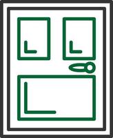 Tür kreatives Icon-Design vektor