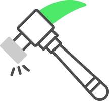 Hammer kreatives Icon-Design vektor