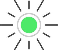 Sonne kreatives Icon-Design vektor