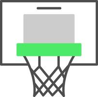 Basketball kreatives Icon-Design vektor