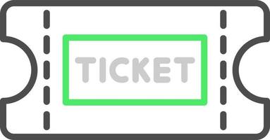 Tickets kreatives Icon-Design vektor