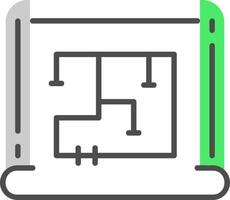 plan kreativ ikon design vektor