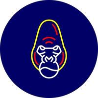 gorilla kreativ ikon design vektor