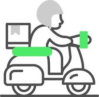 leverans cykel kreativ ikon design vektor