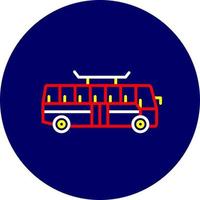 Bus kreatives Icon-Design vektor