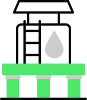 Wassertank kreatives Icon-Design vektor