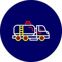 Tankwagen kreatives Icon-Design vektor