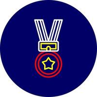 medalj kreativ ikon design vektor