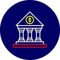 Bank kreatives Icon-Design vektor