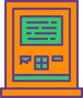 Geldautomat kreatives Icon-Design vektor