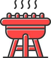 Grill kreatives Icon-Design vektor