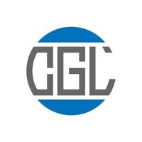 cgl brev logotyp design på vit bakgrund. cgl kreativ initialer cirkel logotyp begrepp. cgl brev design. vektor