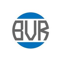 bvr brev logotyp design på vit bakgrund. bvr kreativ initialer cirkel logotyp begrepp. bvr brev design. vektor