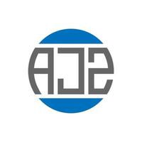 ajz brev logotyp design på vit bakgrund. ajz kreativ initialer cirkel logotyp begrepp. ajz brev design. vektor