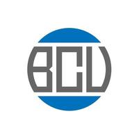 bcv brev logotyp design på vit bakgrund. bcv kreativ initialer cirkel logotyp begrepp. bcv brev design. vektor