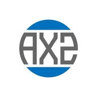 axz brev logotyp design på vit bakgrund. axz kreativ initialer cirkel logotyp begrepp. axz brev design. vektor