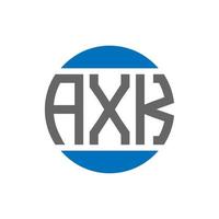 axk brev logotyp design på vit bakgrund. axk kreativ initialer cirkel logotyp begrepp. axk brev design. vektor