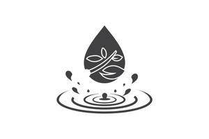 Wassertropfen-Symbol für App oder Website vektor