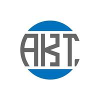 akt brev logotyp design på vit bakgrund. akt kreativ initialer cirkel logotyp begrepp. akt brev design. vektor