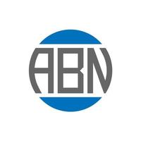 abn brev logotyp design på vit bakgrund. abn kreativ initialer cirkel logotyp begrepp. abn brev design. vektor